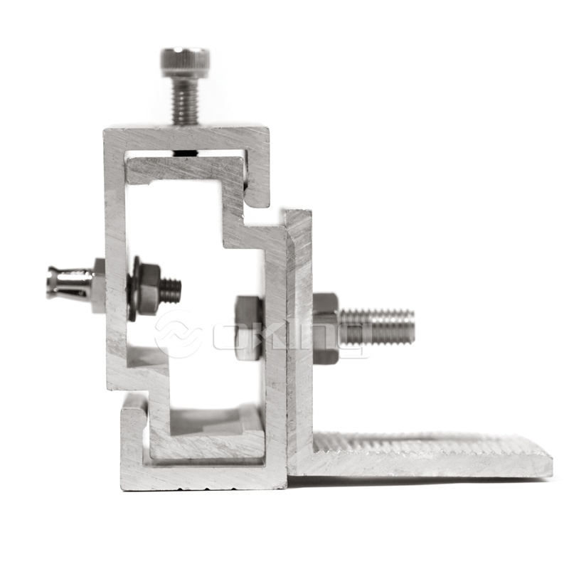 Support M&C en alliage en aluminium pour le système de revêtement de carreaux de pierre